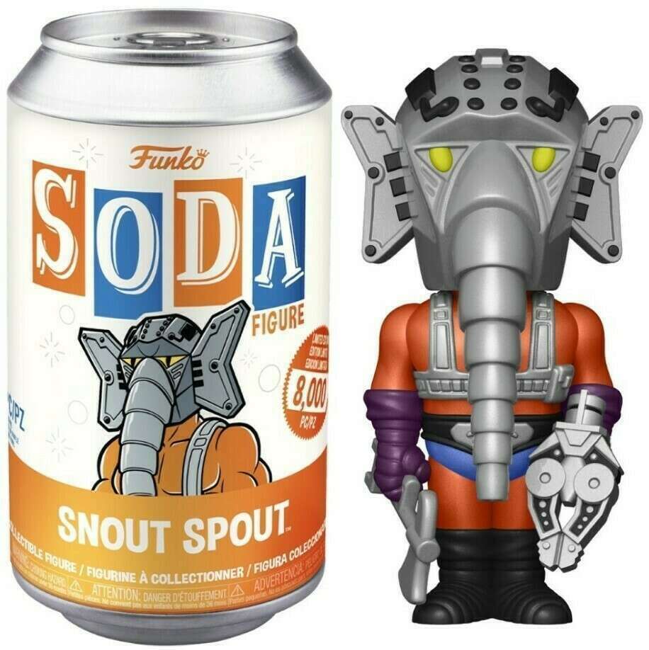 SNOUT SPOUT (LE 1,300) (METALLIC) (CHASE/NOT SEALED) (MOTU) FUNKO SODA FIGURE