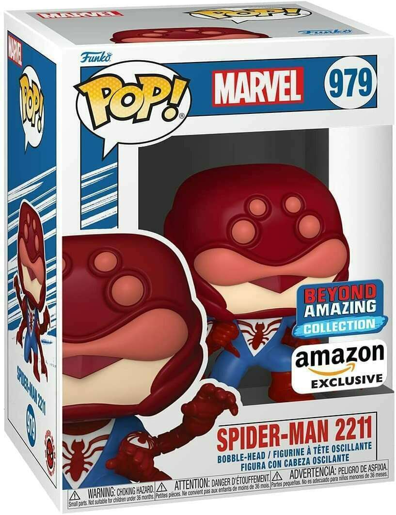 SPIDER-MAN 2211 #979 (BEYOND AMAZING COLLECTION STICKER) (AMAZON EXCLUSIVE STICKER) FUNKO POP