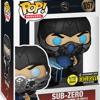 SUB-ZERO #1057 (GLOW) (ENTERTAINMENT EARTH STICKER) (MORTAL KOMBAT) FUNKO POP