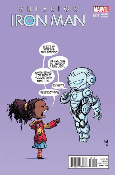 SUPERIOR IRON MAN ISSUE #1 VOL #1 (SKOTTIE YOUNG VARIANT) (JANUARY 2015)