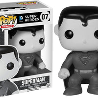 SUPERMAN #07 (BLACK AND WHITE) (HOT TOPIC STICKER) (DC SUPER HEROES) FUNKO POP