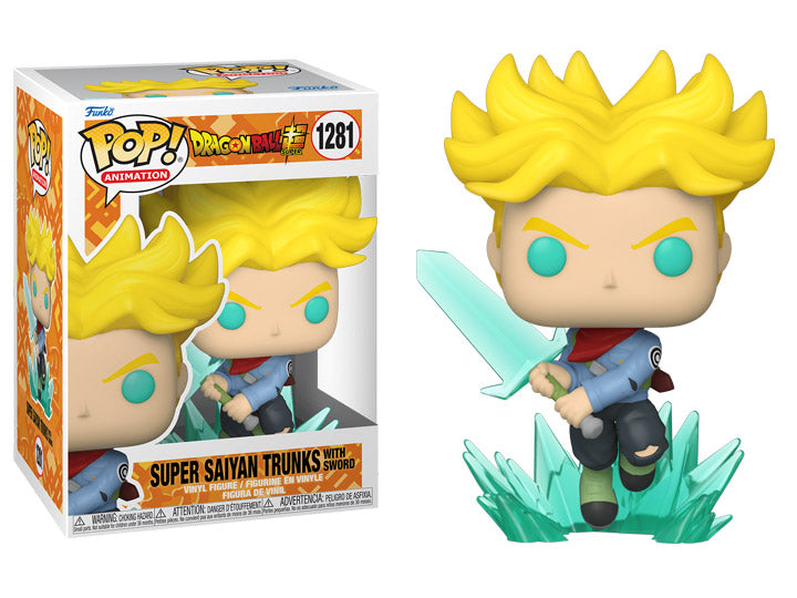 FUNKO POP! ANIMATION DRAGON BALL SUPER: SUPER SAIYAN TRUNKS W/ SWORD #1281