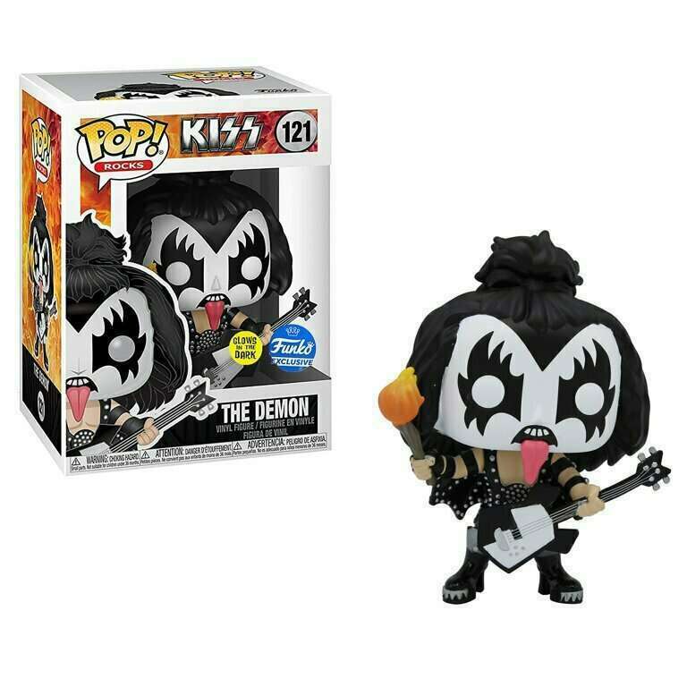 THE DEMON #121 (KISS) (GLOW) (FUNKO EXCLUSIVE STICKER) FUNKO POP