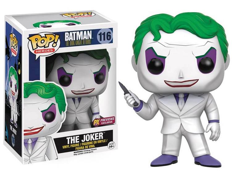 FUNKO POP! DC HEROES BATMAN THE DARK KNIGHT RETURNS: THE JOKER #116 (PREVIEWS EXCLUSIVE STICKER)