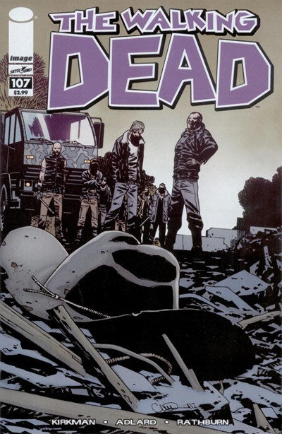 IMAGE COMICS THE WALKING DEAD ISSUE #107 VOL #1 (ABANDON ALL HOPE) (FEBRUARY 2013)