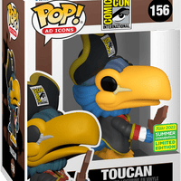 TOUCAN #156 (PIRATE) (2022 SUMMER CONVENTION STICKER) FUNKO POP