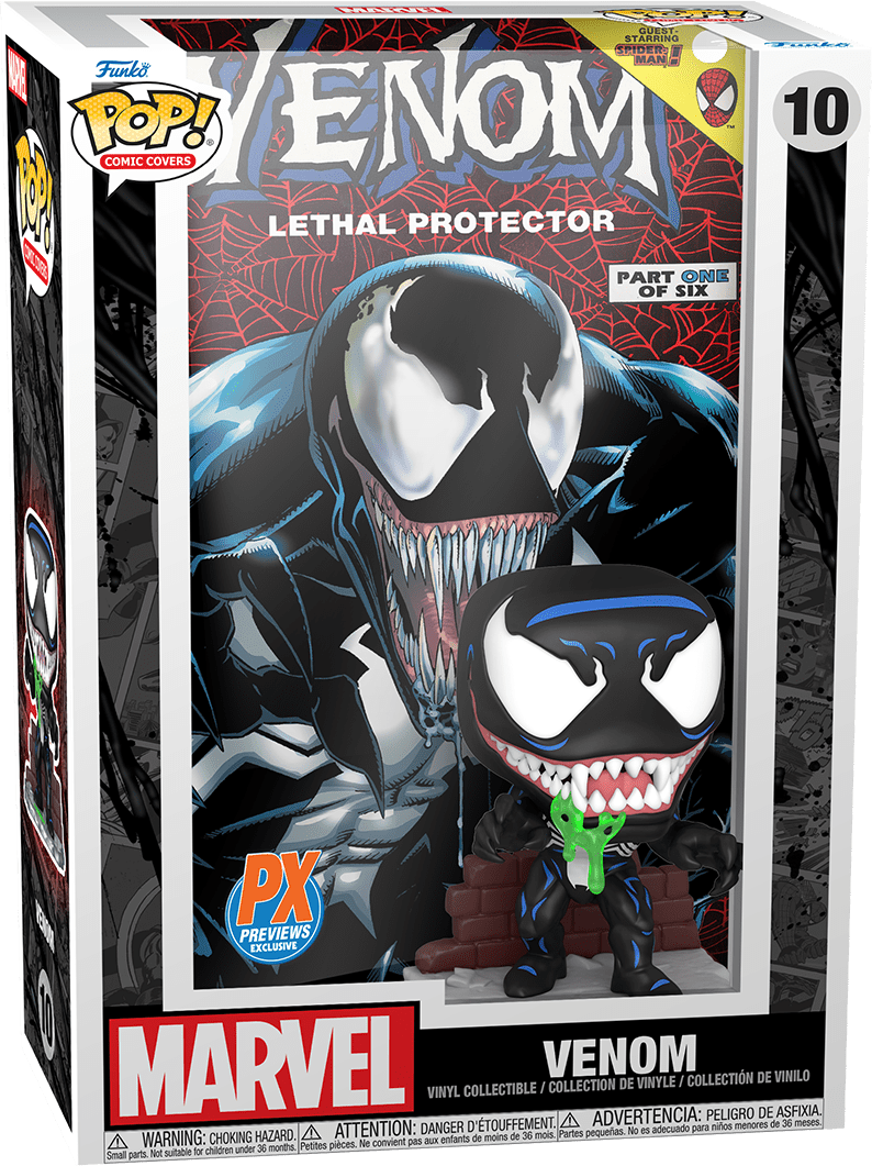 VENOM #10 (LETHAL PROTECTOR) (PREVIEWS EXCLUSIVE STICKER) (SEALED) FUNKO POP COMIC COVER