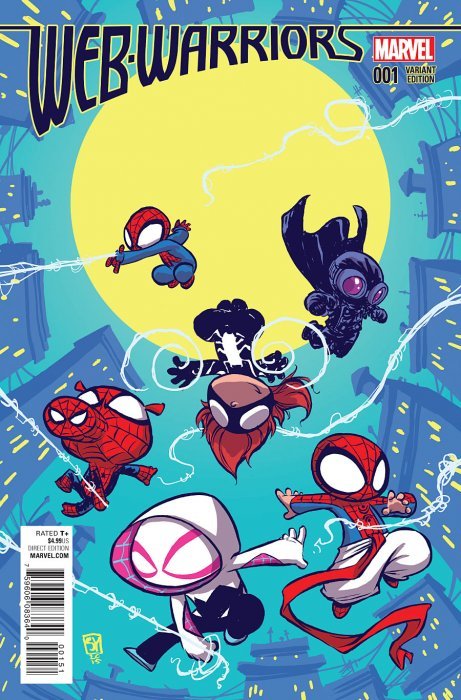 WEB-WARRIORS ISSUE #1 (SKOTTIE YOUNG BABY VARIANT) (JAN 2016)