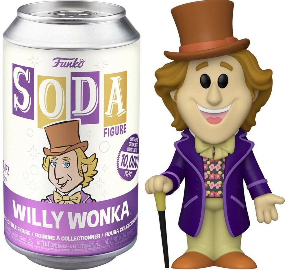 WILLY WONKA (LE 8,400) (COMMON/NOT SEALED) (WILLY WONKA AND THE CHOCOLATE FACTORY) FUNKO SODA FIGURE