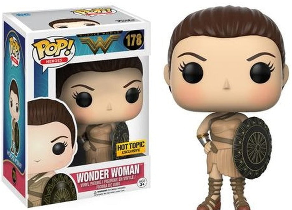 FUNKO POP! DC HEROES WONDER WOMAN (AMAZON) #178 (HOT TOPIC EXCLUSIVE STICKER)