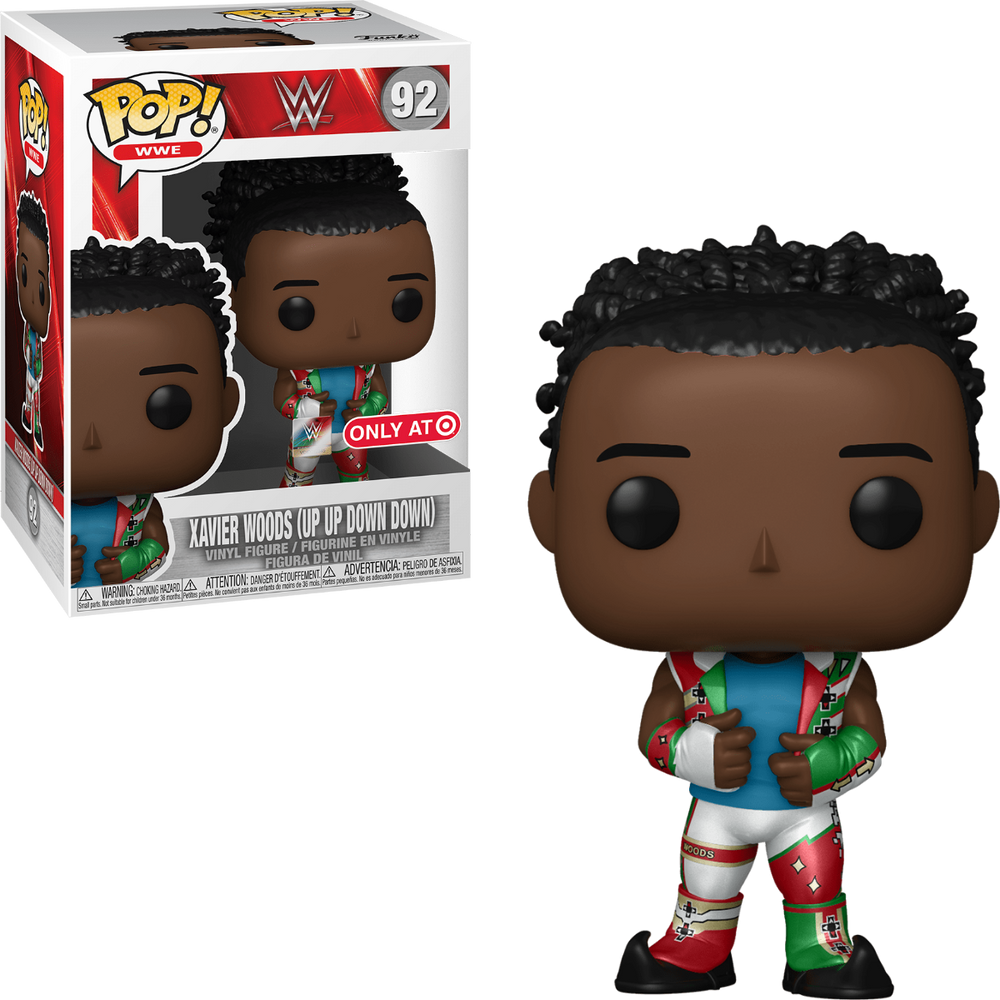 XAVIER WOODS #92 (UP UP DOWN DOWN) (METALLIC) (TARGET EXCLUSIVE STICKER) (WWE) FUNKO POP