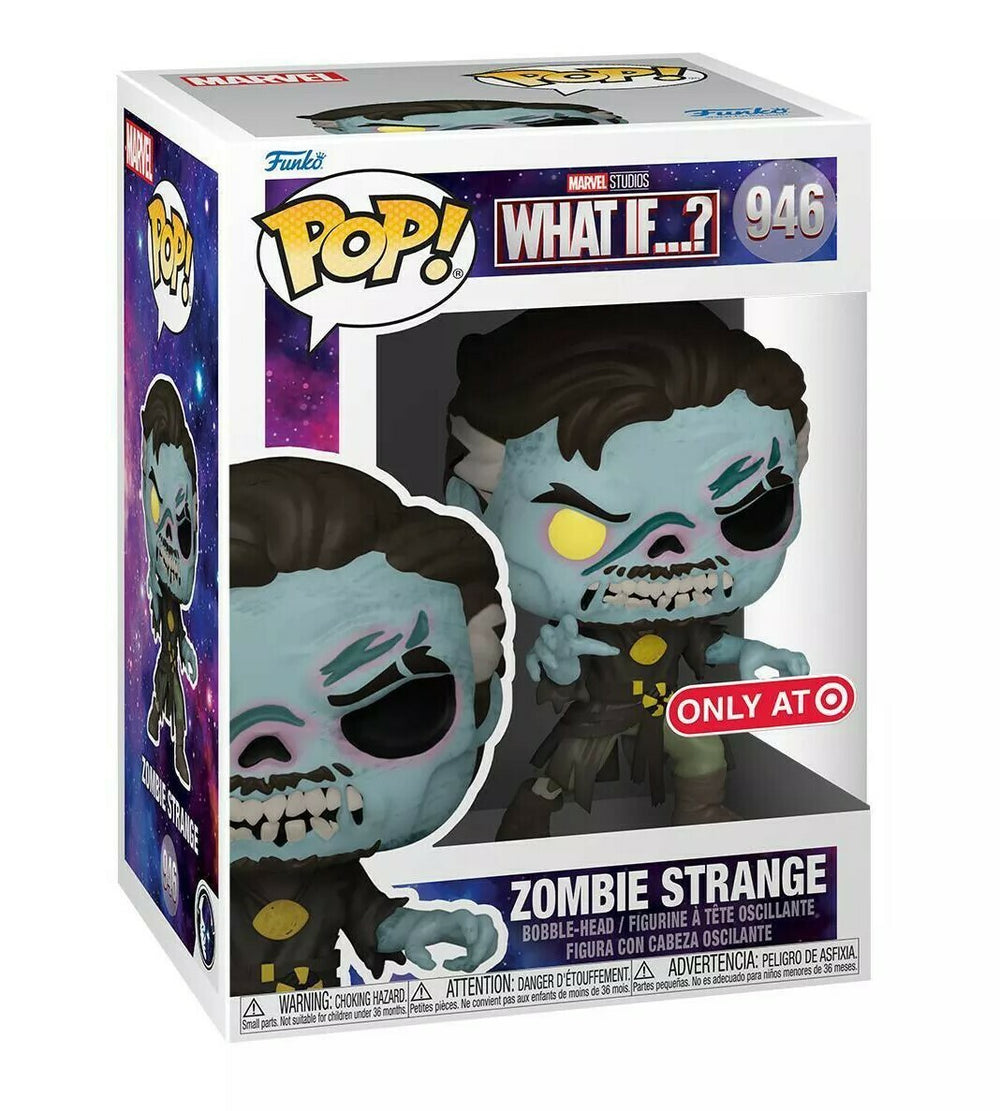 ZOMBIE STRANGE #946 (WHAT IF...?) (DOCTOR STRANGE) (TARGET EXCLUSIVE STICKER) FUNKO POP