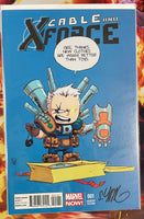 
              CABLE AND X-FORCE ISSUE #1 (SIGNED/AUTOGRAPHED BY SKOTTIE YOUNG) (SKOTTIE YOUNG VARIANT COVER) (FEBRUARY 2013) COMIC BOOK
            