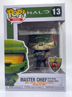 
              MASTER CHIEF #13 (IRON MAN VARIANT) (LE 1) (THE KING'S KEEP EXCLUSIVE) (MA40 ASSAULT RIFLE) (HALO) FUNKO POP CUSTOM
            