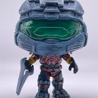 SPARTAN MARK V #21 (BLUE RAMPAGE VARIANT) (LE 1) (THE KING'S KEEP EXCLUSIVE) (ENERGY SWORD) (HALO) FUNKO POP CUSTOM