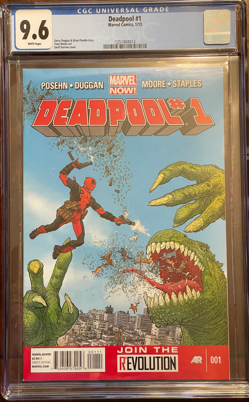 Deadpool Circle Chase 1 popular CGC 9.6