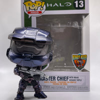 MASTER CHIEF #13 (MIDNIGHT BLUE VARIANT) (LE 1) (THE KING'S KEEP EXCLUSIVE) (MA40 ASSAULT RIFLE) (HALO) FUNKO POP CUSTOM